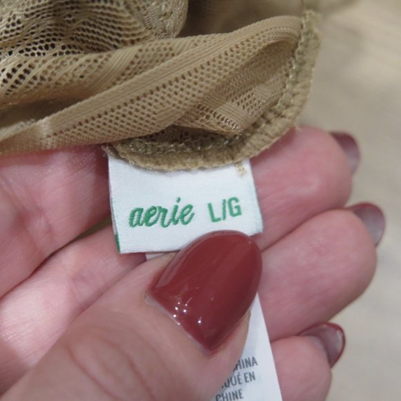 Aerie Lacy Beige Bralette - Picture 9 of 11